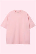 Pink Basic Oversize Tshirt