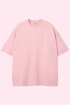 Pink Basic Oversize Tshirt