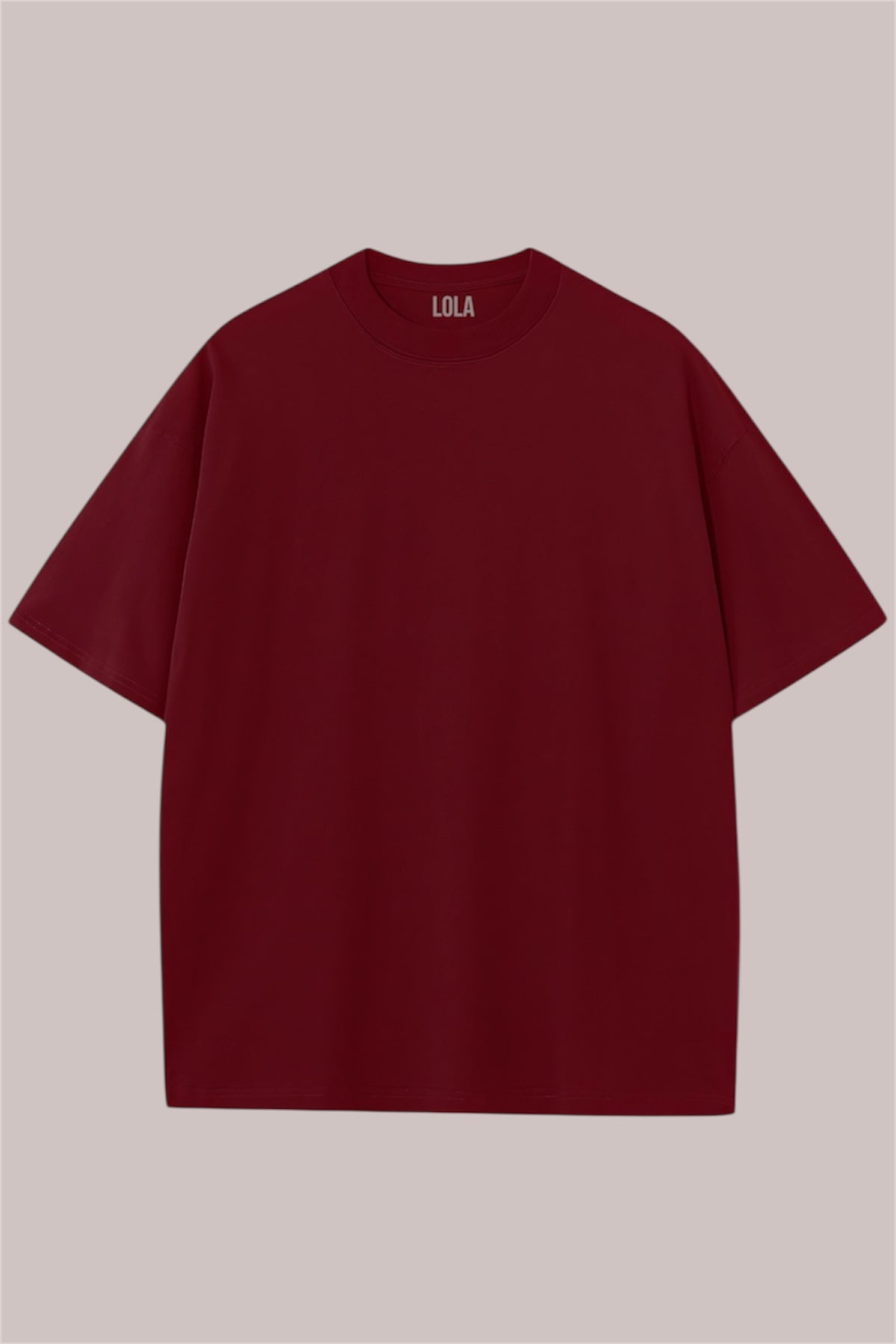 Bordo Basic Oversize Tshirt