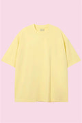 Yellow Basic Oversize Tshirt