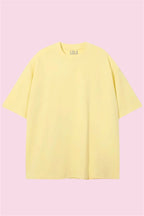 Yellow Basic Oversize Tshirt