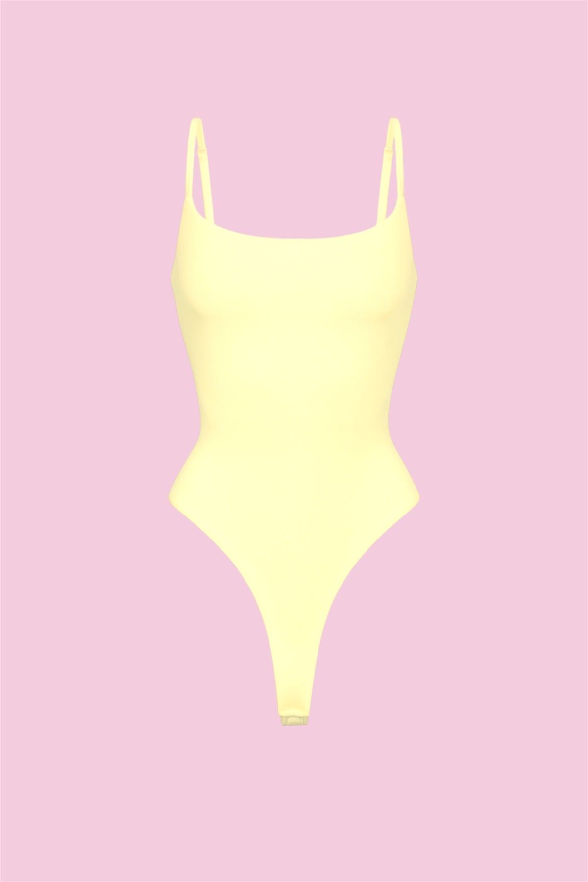 Yellow Askılı Zıbınlı Body