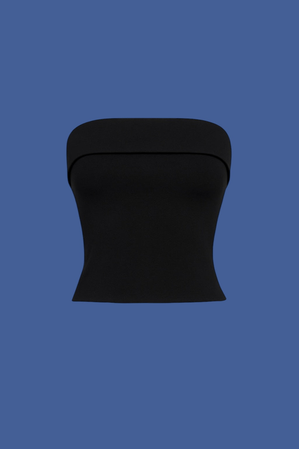 Black Straplez Crop