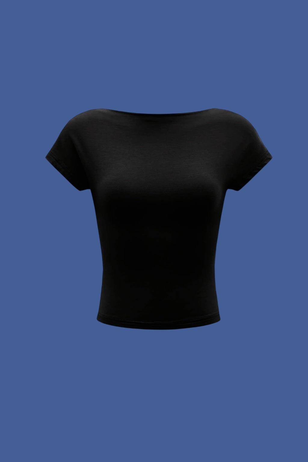 Sırtı Açık Black Crop