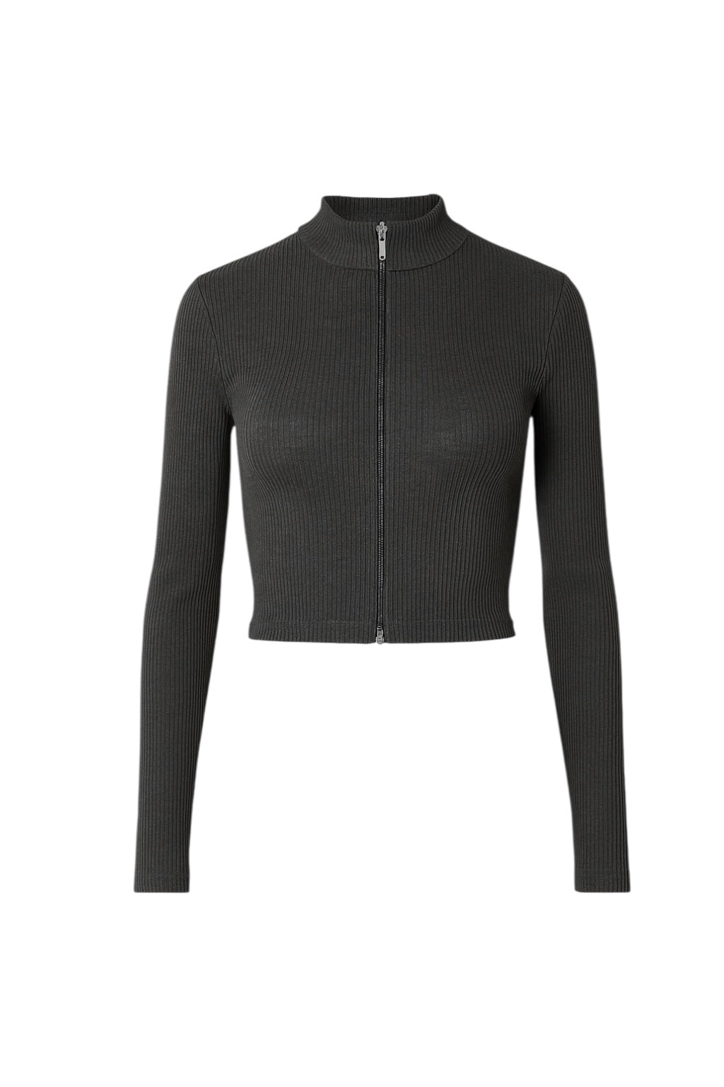 Grey Crop Hırka