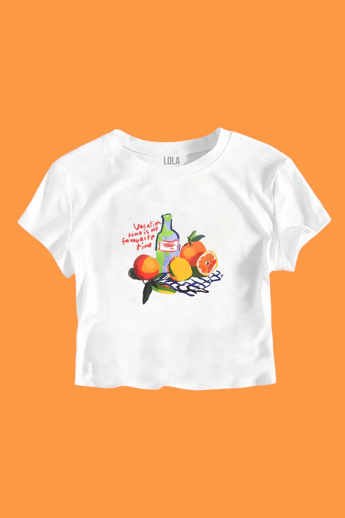 Orange Baby Tee
