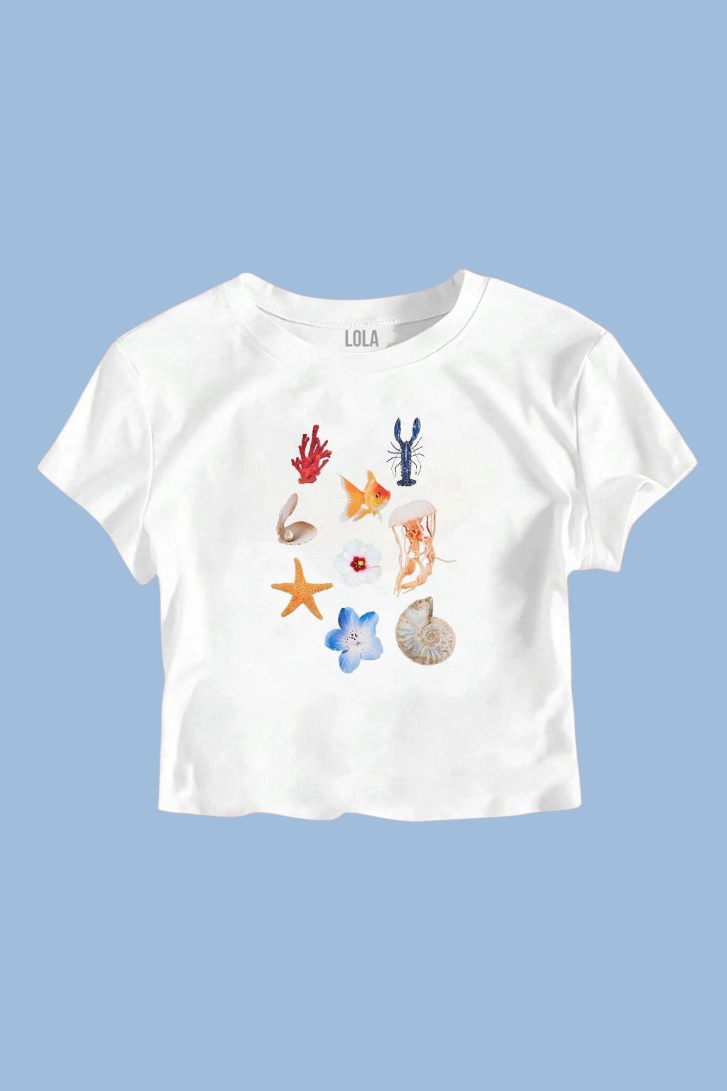 Sea Creatures Baby Tee