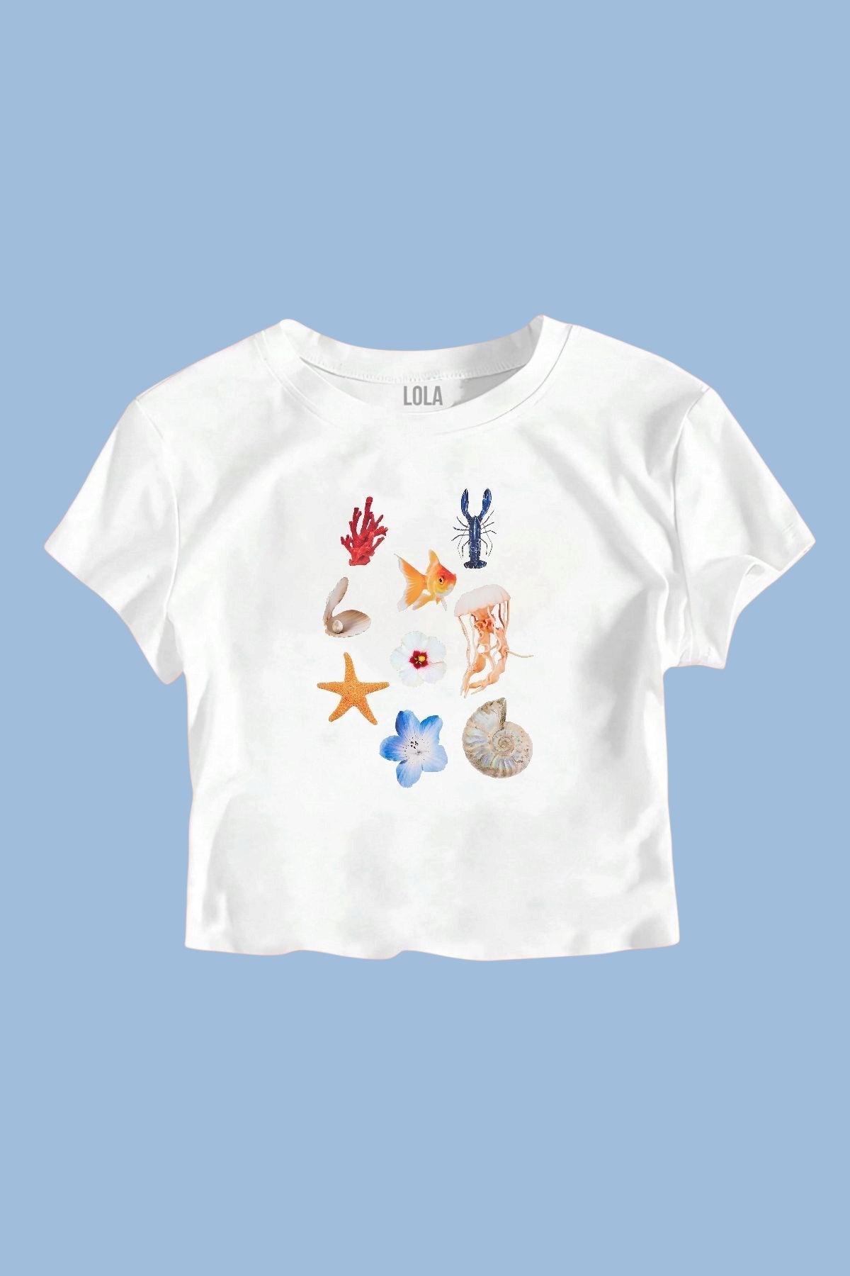 Sea Creatures Baby Tee