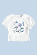 Deniz Hayvanları Baby Tee