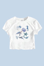 Deniz Hayvanları Baby Tee