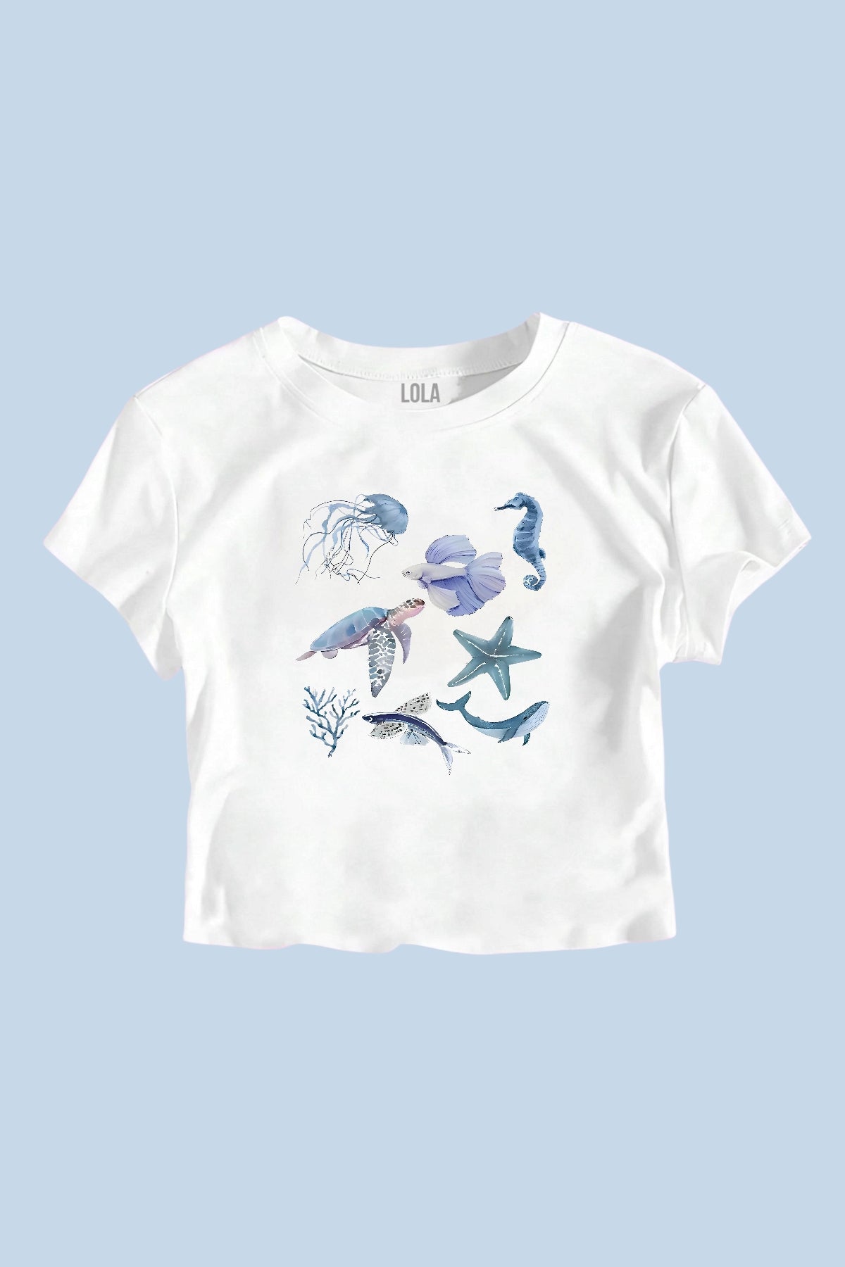 Deniz Hayvanları Baby Tee