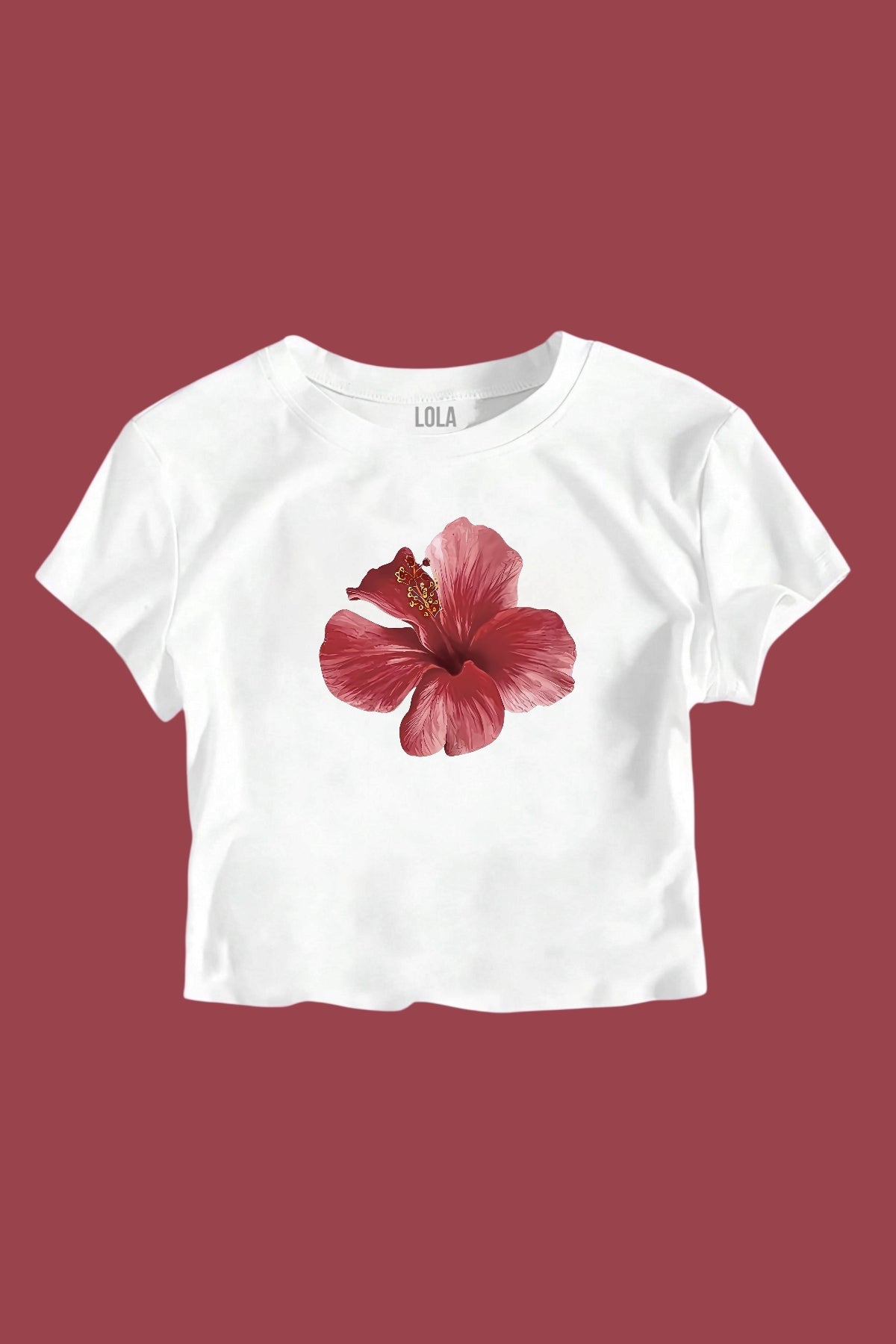 Hibiscus Baby Tee
