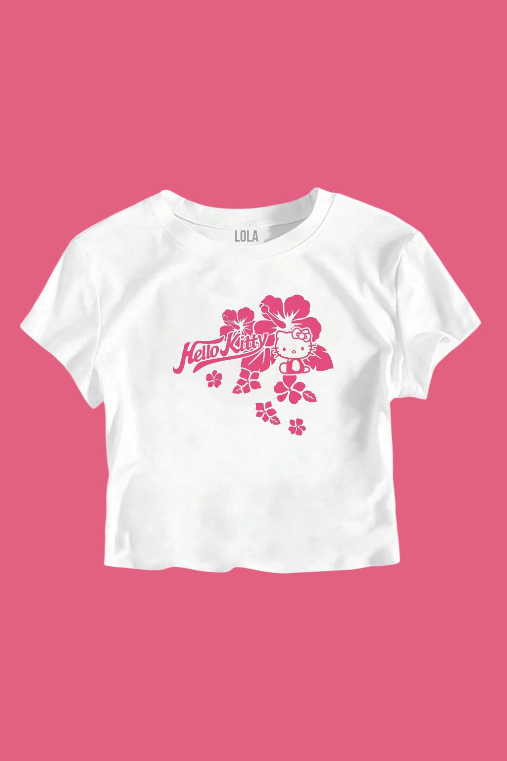 Flower Kitty Baby Tee
