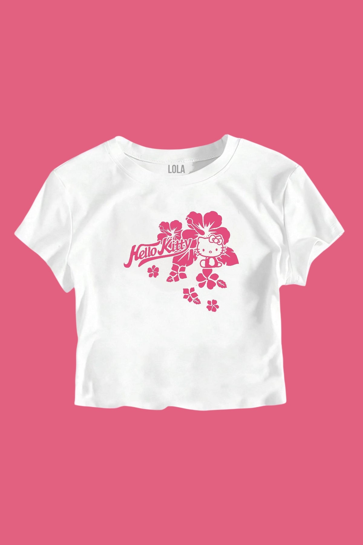 Flower Kitty Baby Tee