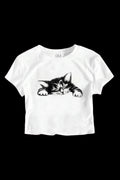 Uyuyan Kedi Baby Tee