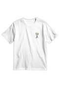 White Taşlı Mini Heart T-shirt