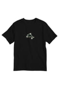 Black Taşlı Whale T-shirt
