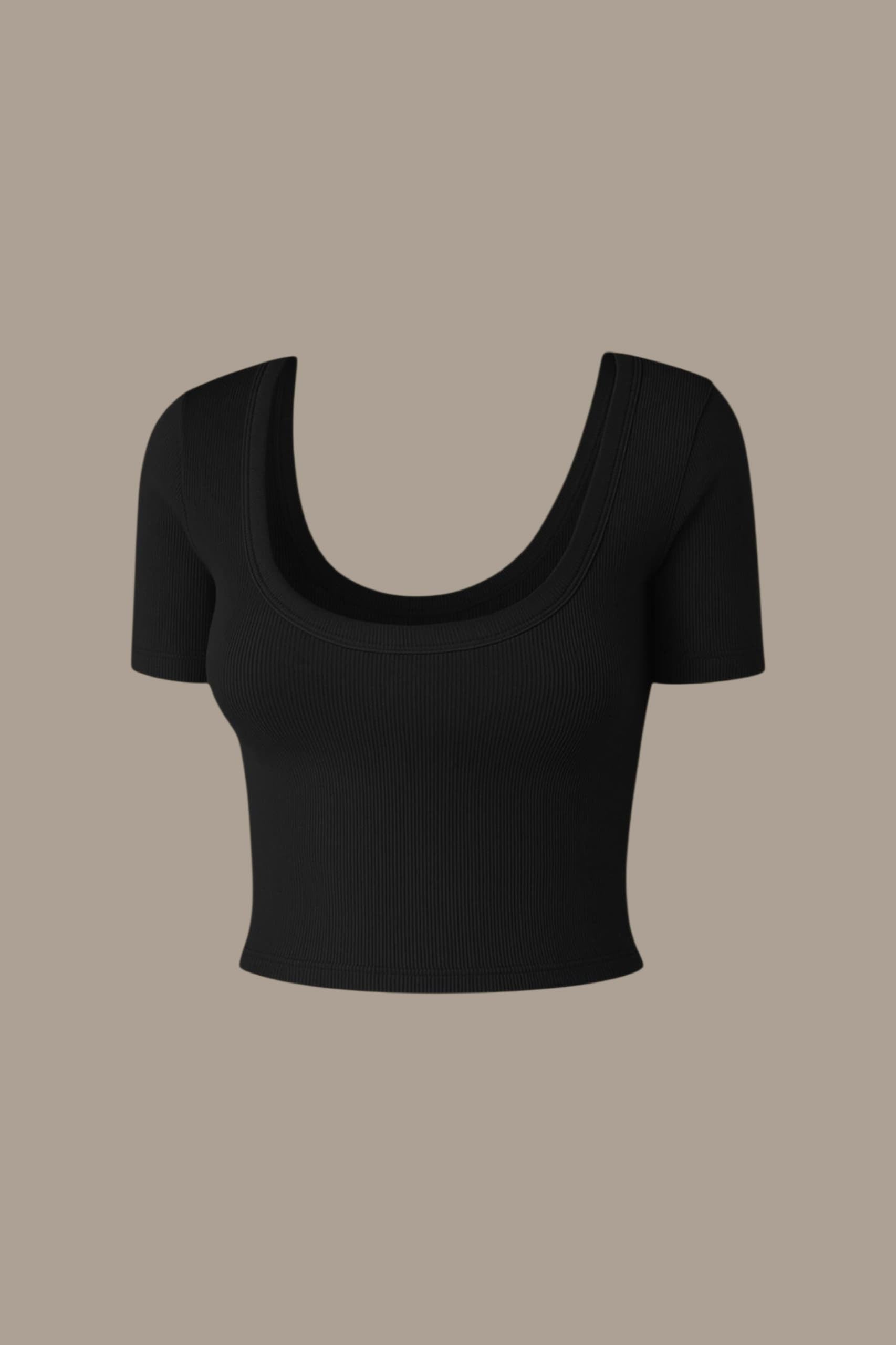 Black Fitilli Baby Tee