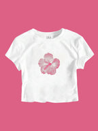 Flower Pink Baby Tee
