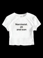 Narcissist Baby Tee