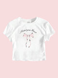 Pembe Kurdele Baby Tee