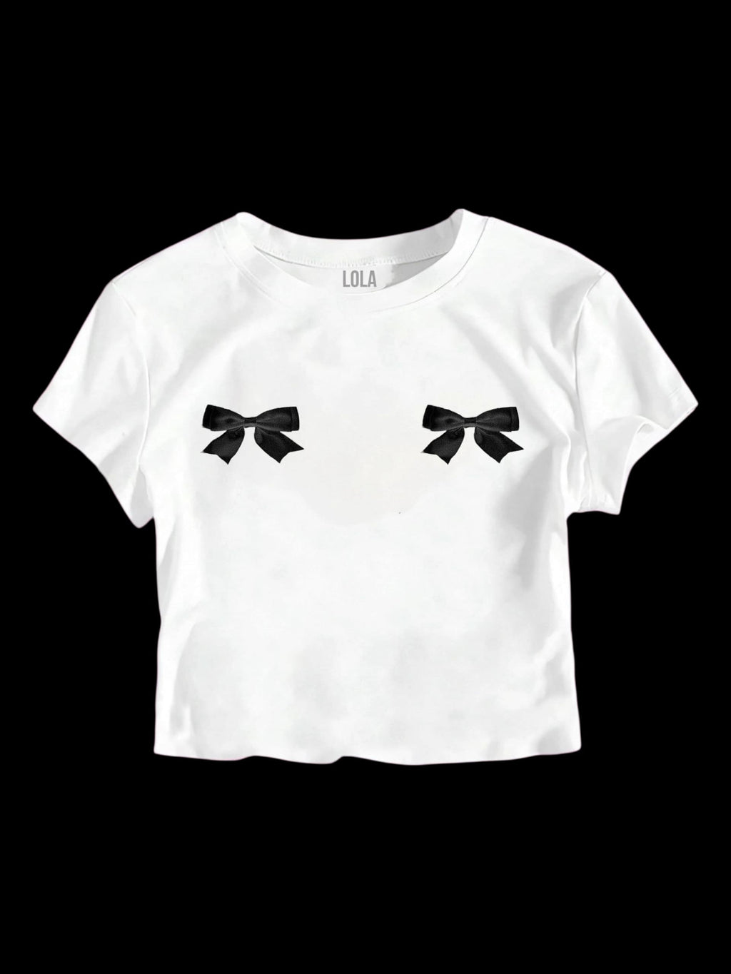 Black Ribbon Baby Tee