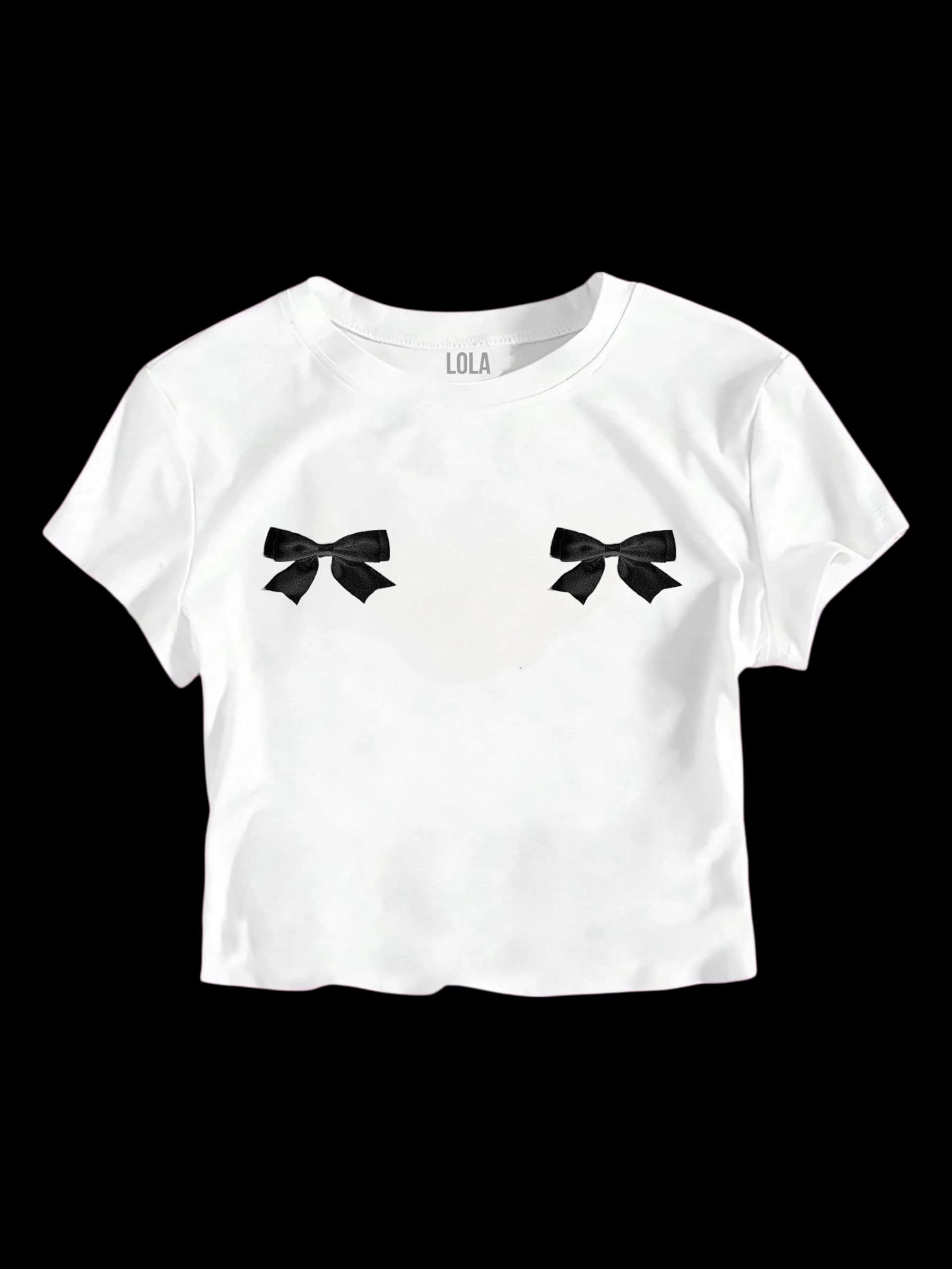 Black Ribbon Baby Tee