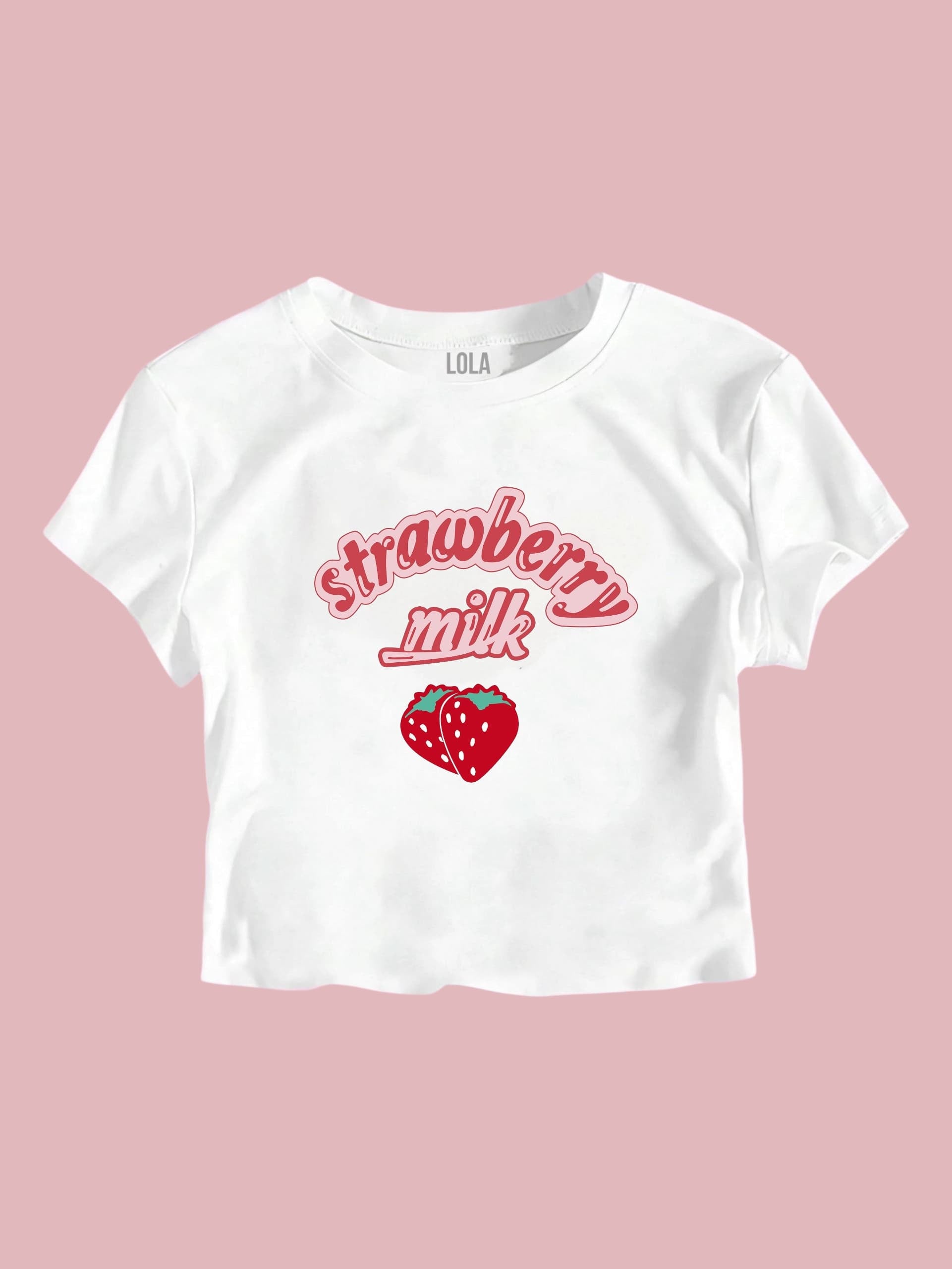 Strawberry Milk Baby Tee