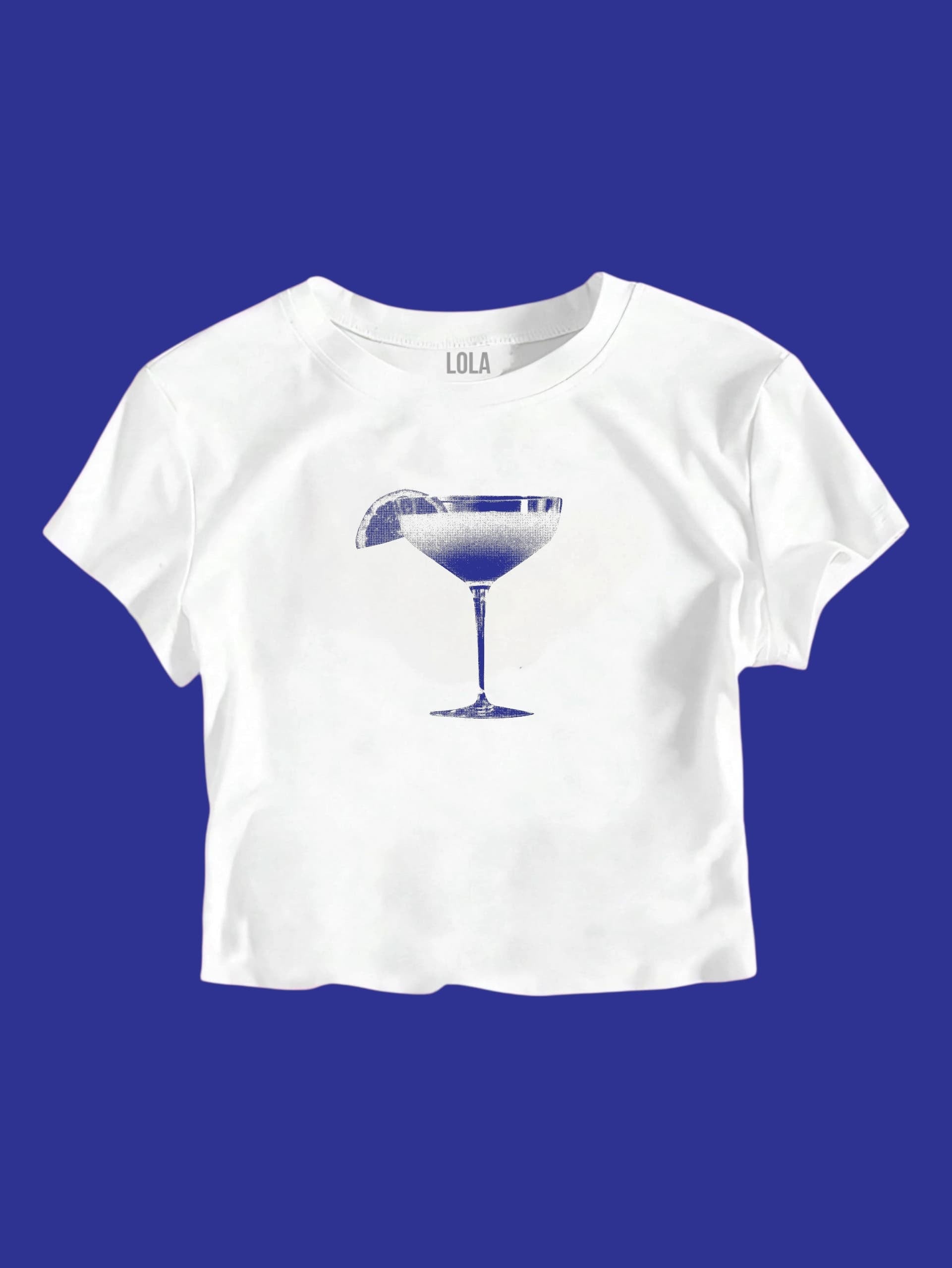 Blue Glass Baby Tee