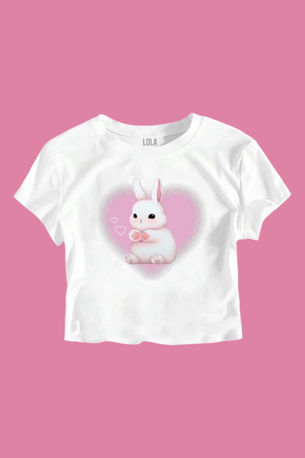 Pembe Tavşan Baby Tee
