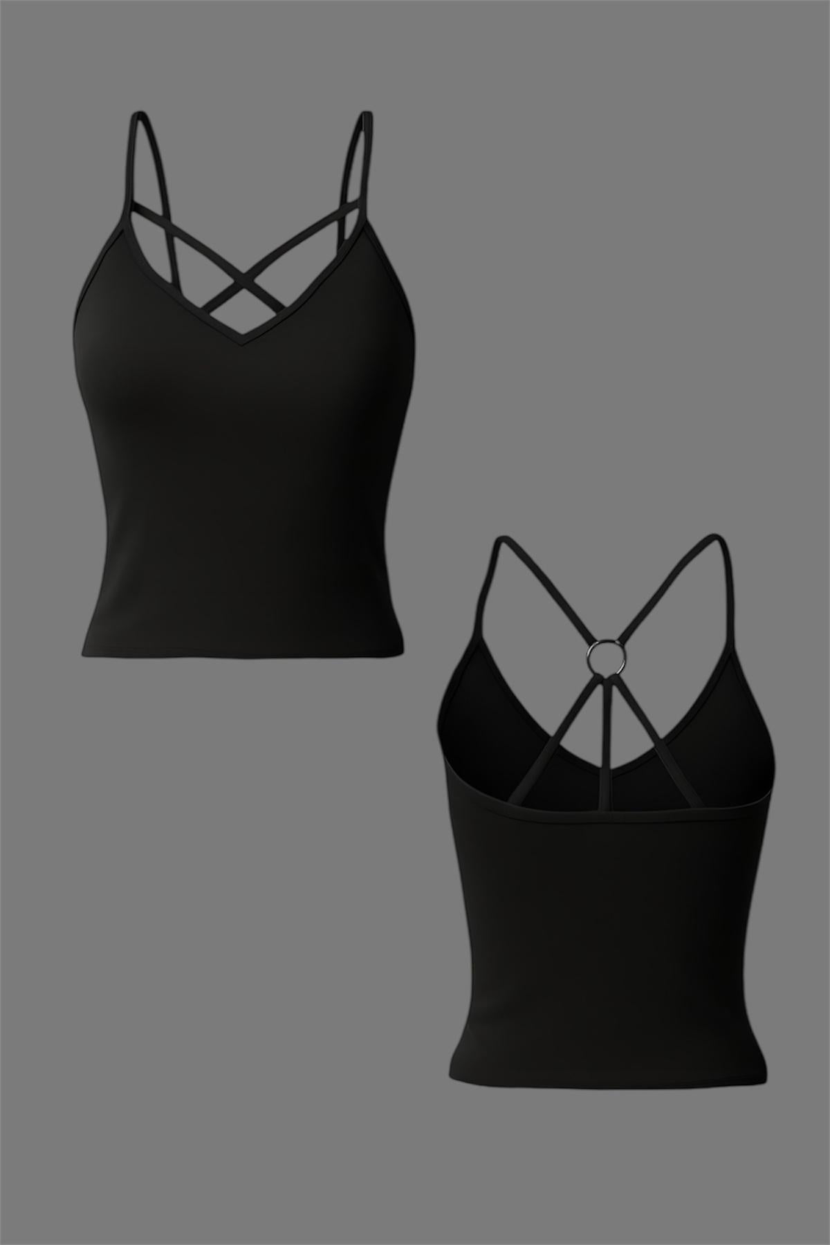 Black Halka Detaylı Bluz