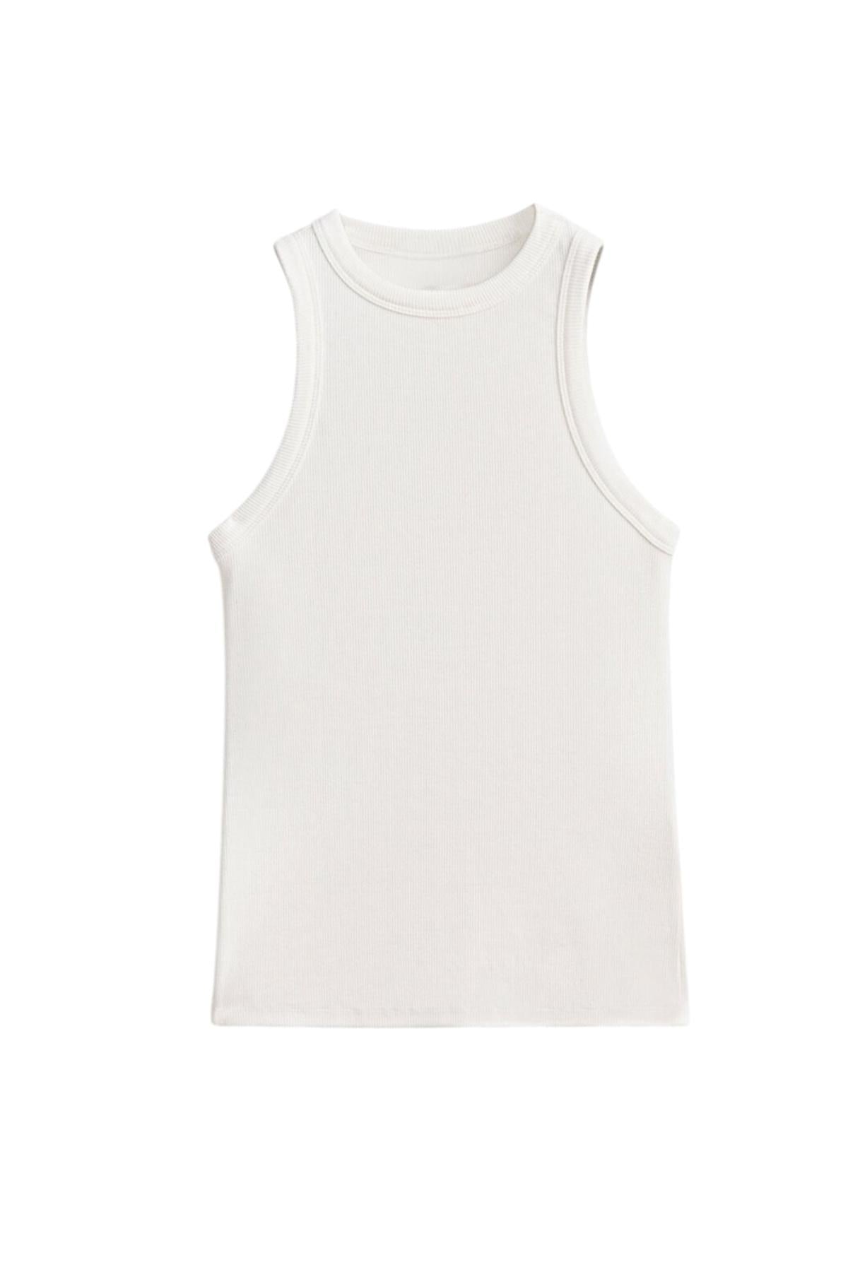 White Sıfır Kol Bluz