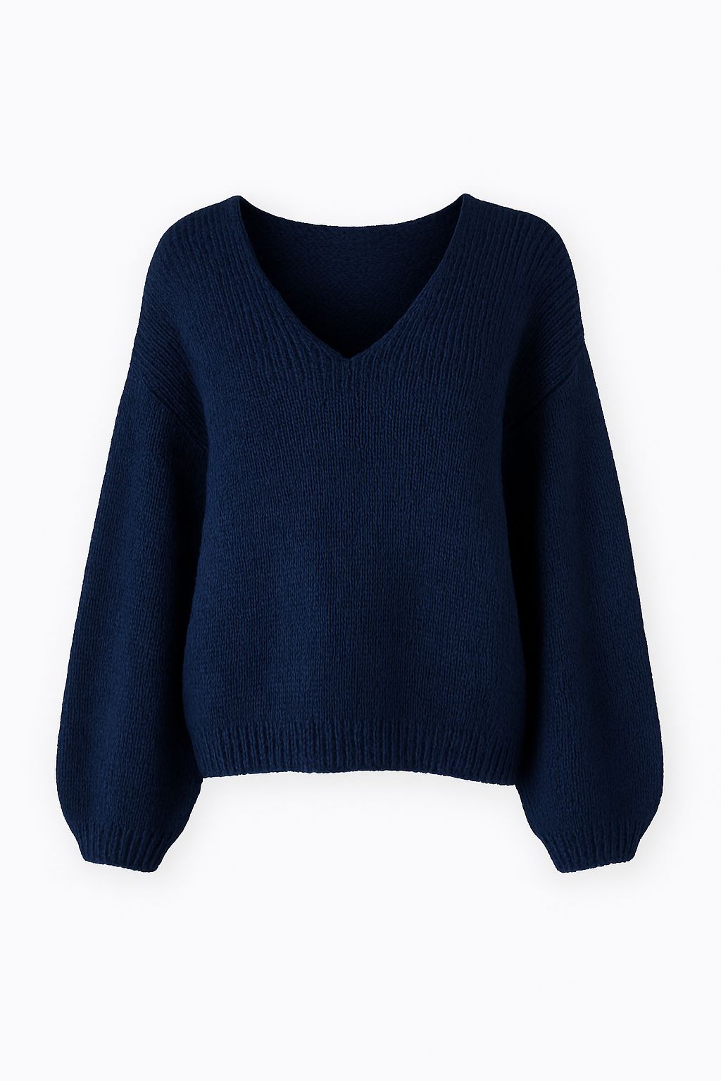 Navy Blue V Yaka Oversize Kazak
