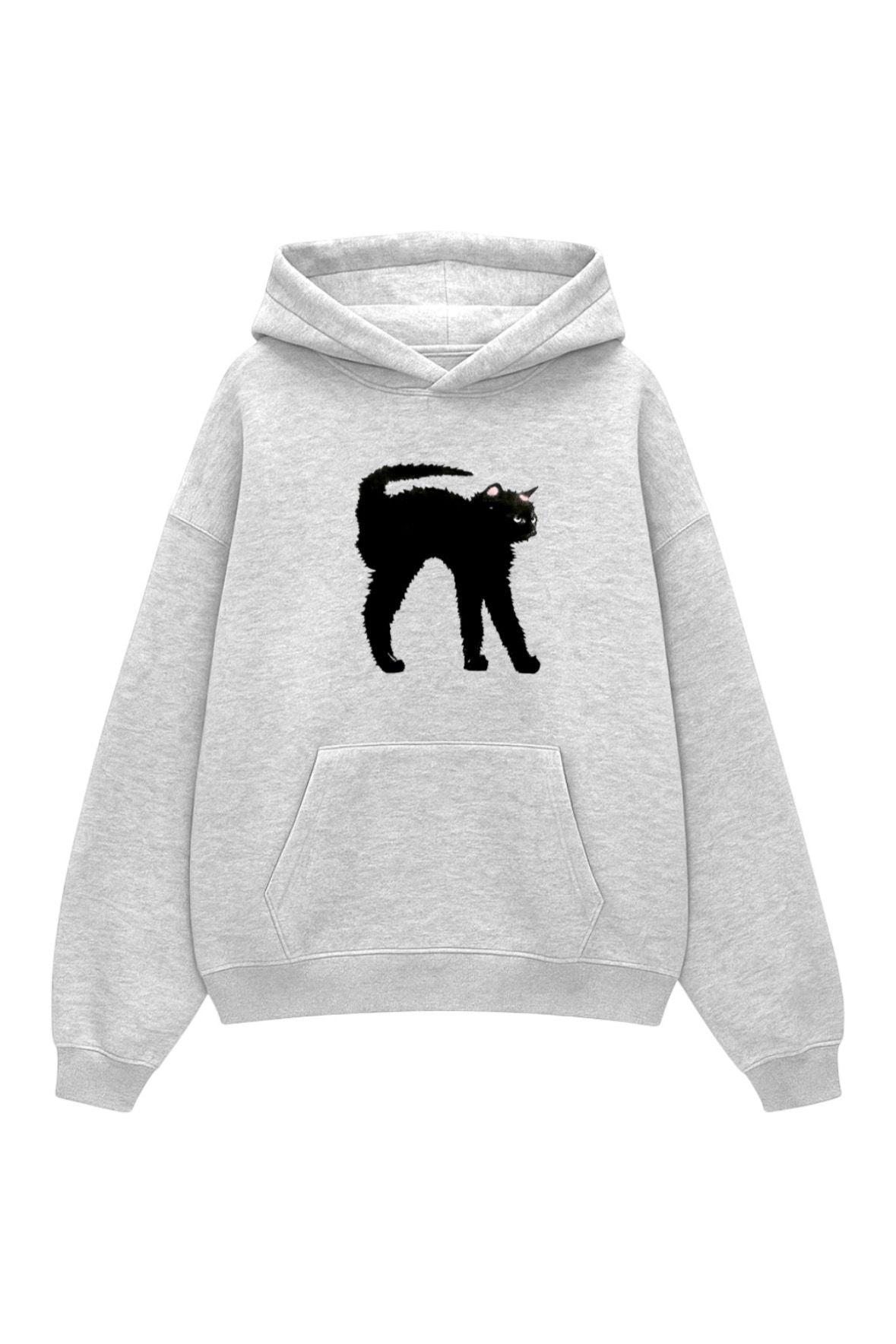 Grey Trembling Cat  Sweatshirt