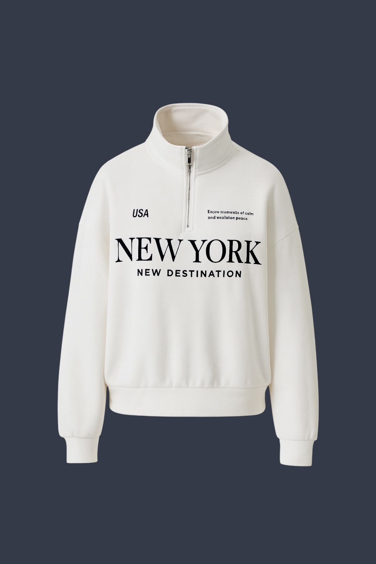 White New York Sweatshirt