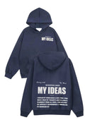 Turkuaz My İdeas Yazılı Sweatshirt