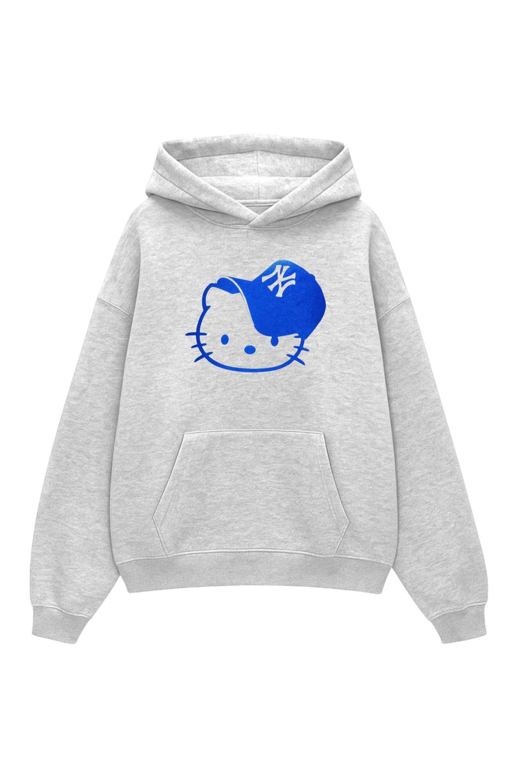 Blue Cap Cat  Sweatshirt