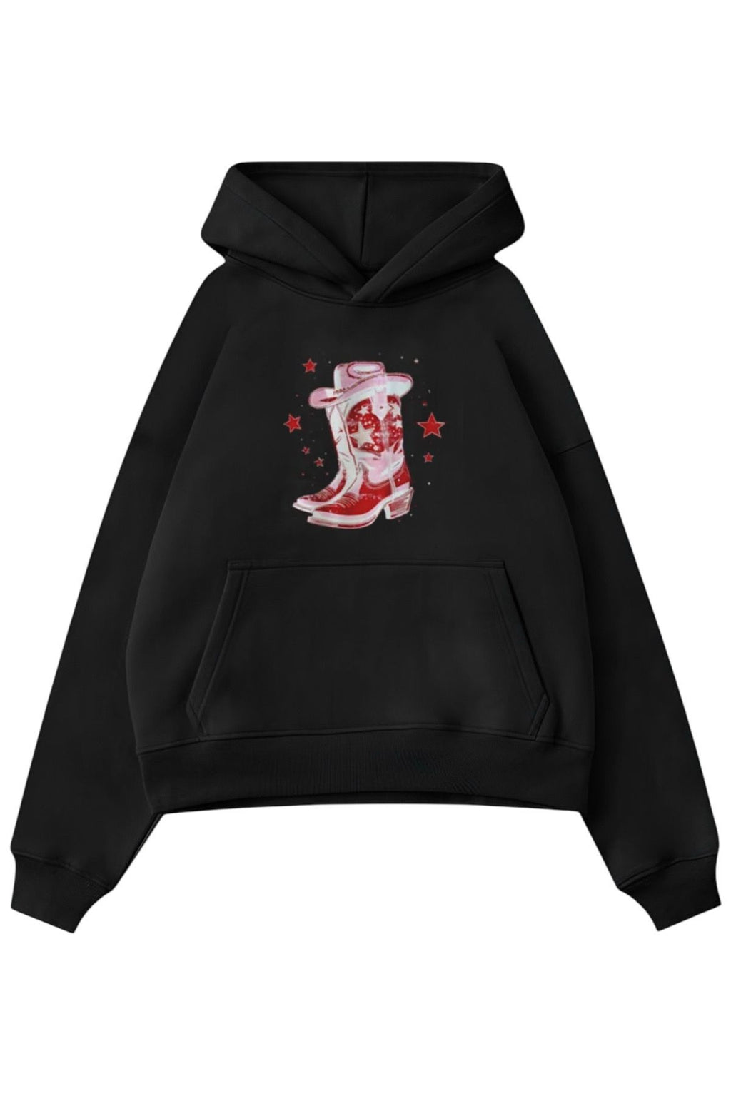 Black Red Boat  Sweatshirt