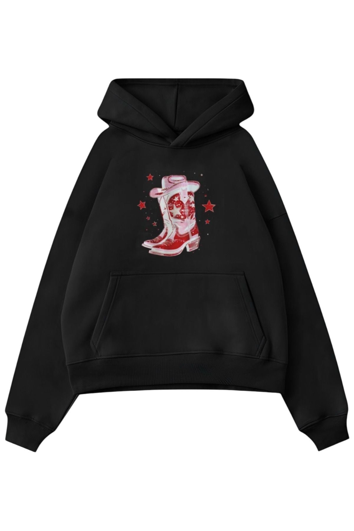 Black Red Boat  Sweatshirt