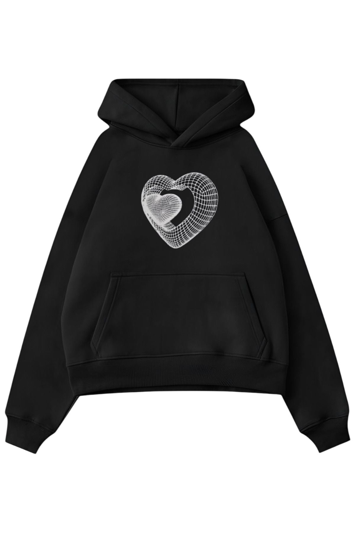 Black Two Heart  Sweatshirt