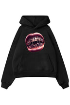 Black Red Lips Sweatshirt
