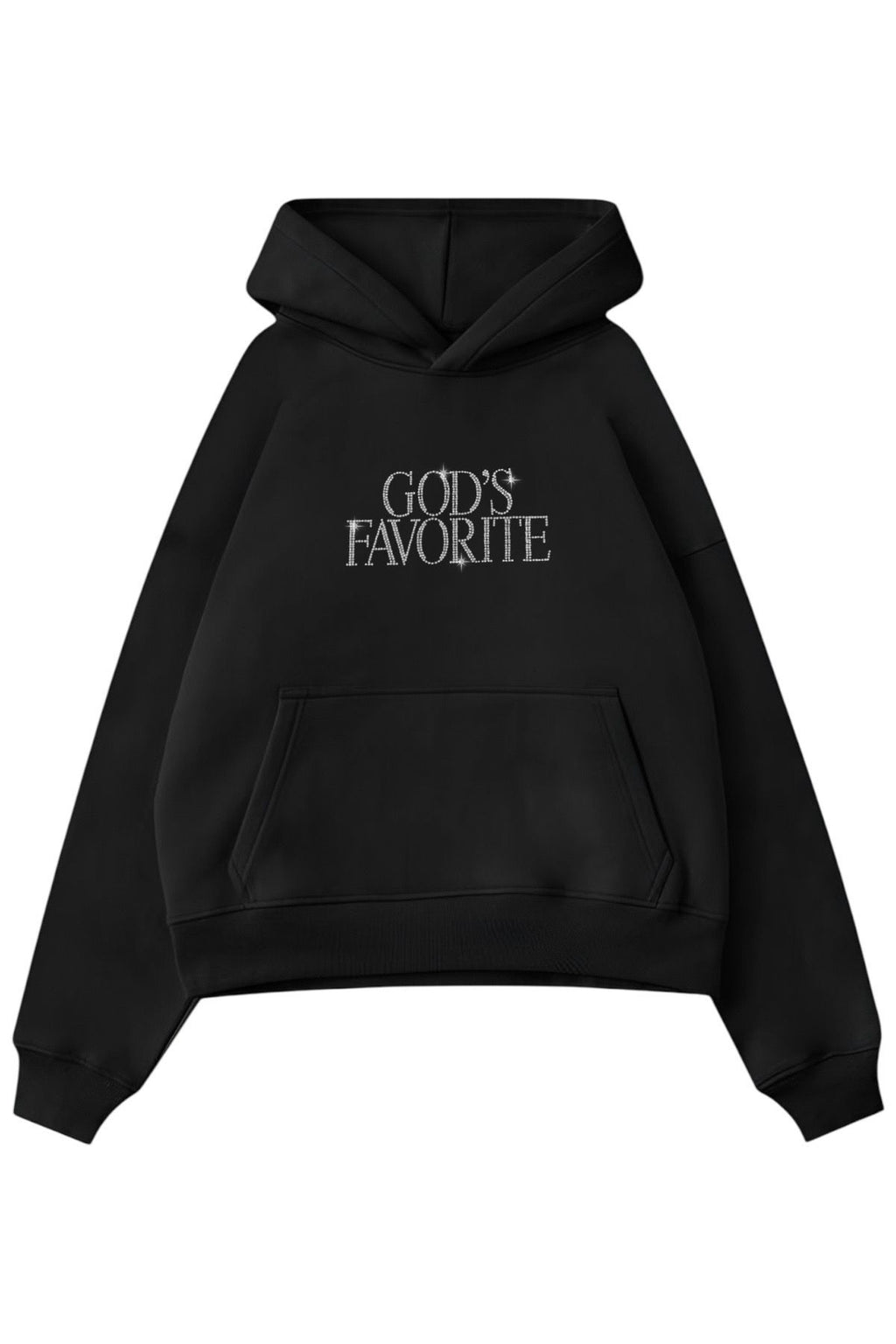 Black Gods Favorite Taşlı Sweatshirt