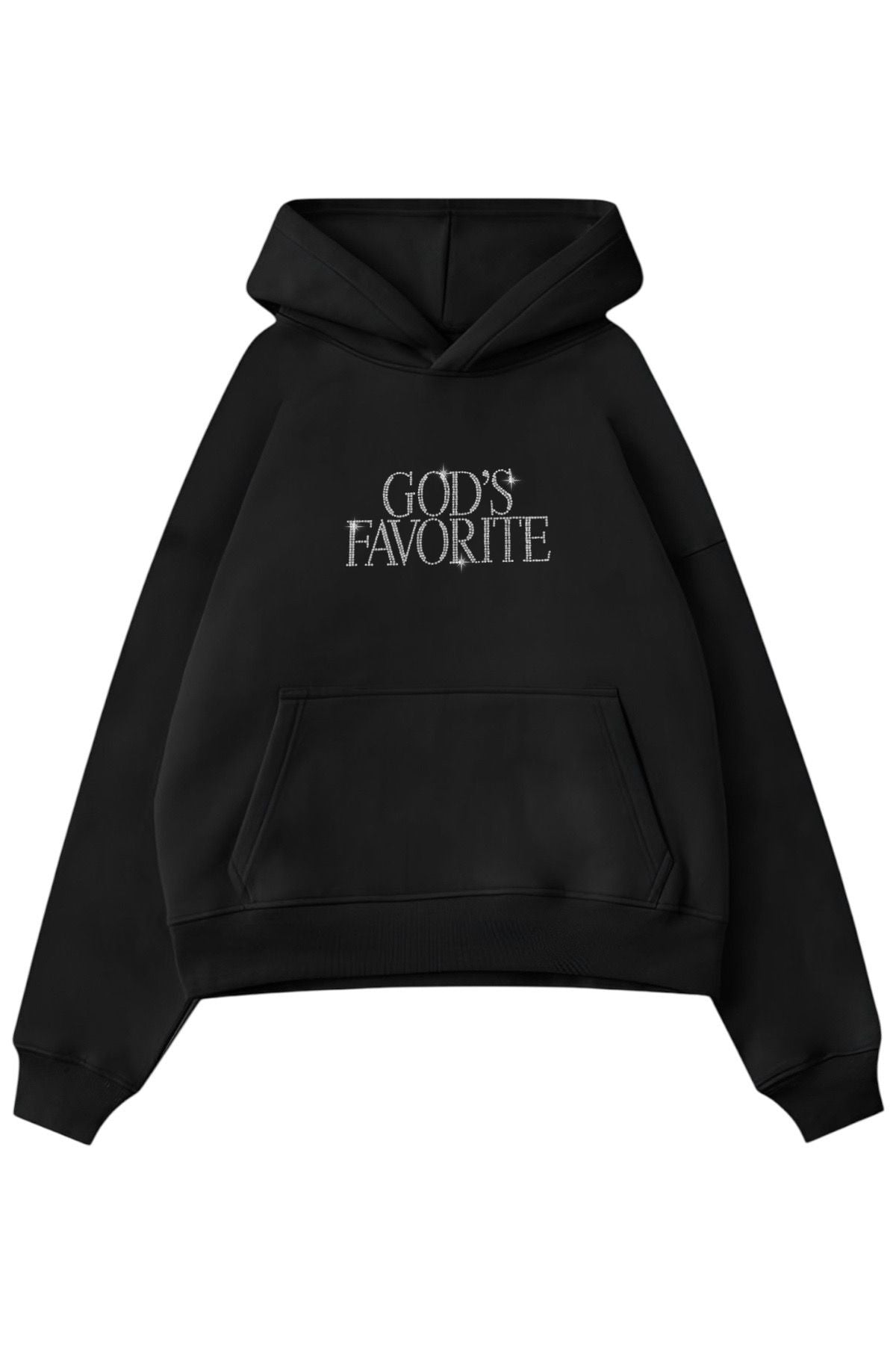 Black Gods Favorite Taşlı Sweatshirt
