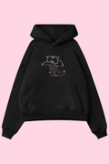 Black Cowboy Taşlı Sweatshirt
