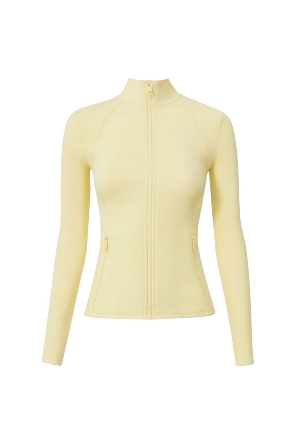 Butter Yellow Fermuarlı Hırka