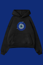 Black Nazar Boncuğu Taşlı Sweatshirt