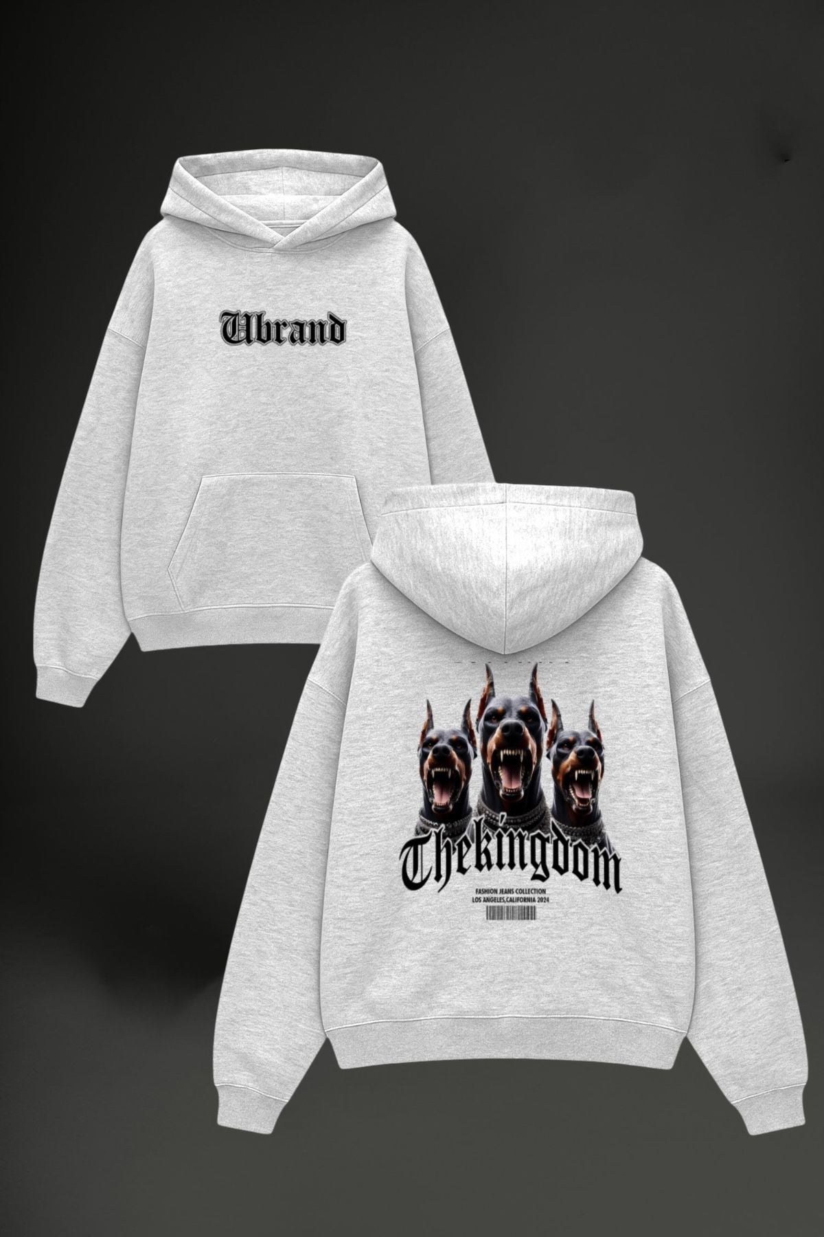 Grey Sırt Chekingdom Sweatshirt