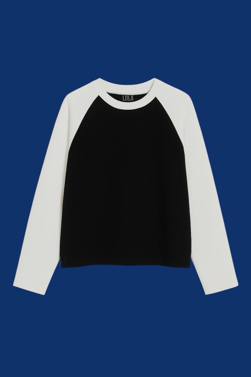 White Reglan 2 İplik Sweatshirt