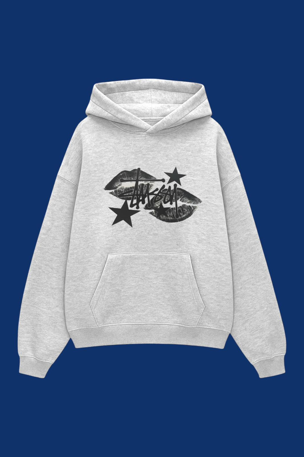 Grey Two Lips Sweatshirt