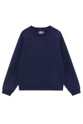 Navy Blue Sıfır Yaka Sweatshirt